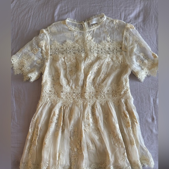Zimmermann Cream Lace Blouse - Picture 1 of 7